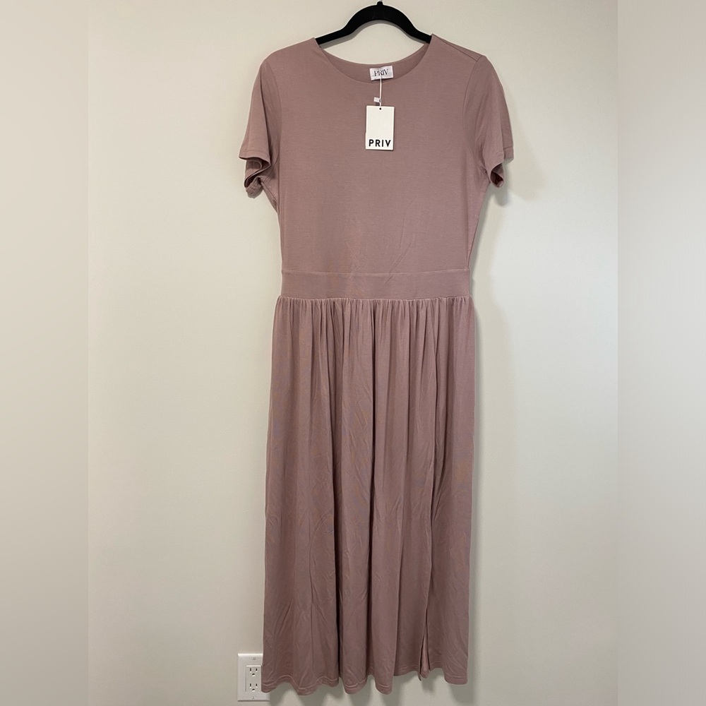Mauve Midi Dress